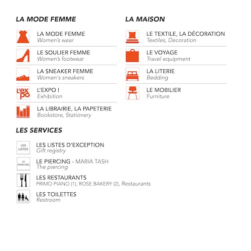 Store Map Le Bon Marché